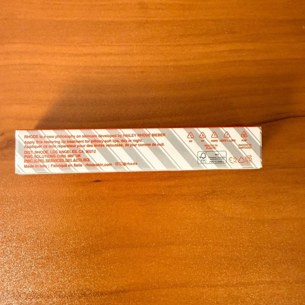 Rhode Peptide Lip Treatment Peppermint Glaze Hailey Bieber 10ml New in Box